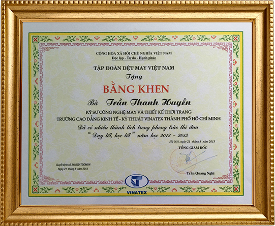 Chứng nhận học thiết kế thời trang chung nhan hoc thiet ke thoi trang